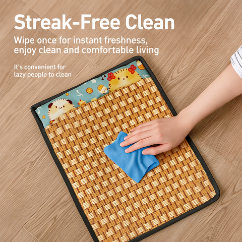 Woven Rattan Pet Mat for Cats & Dogs