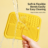 Four-Section Silicone Lick Mat for Dogs