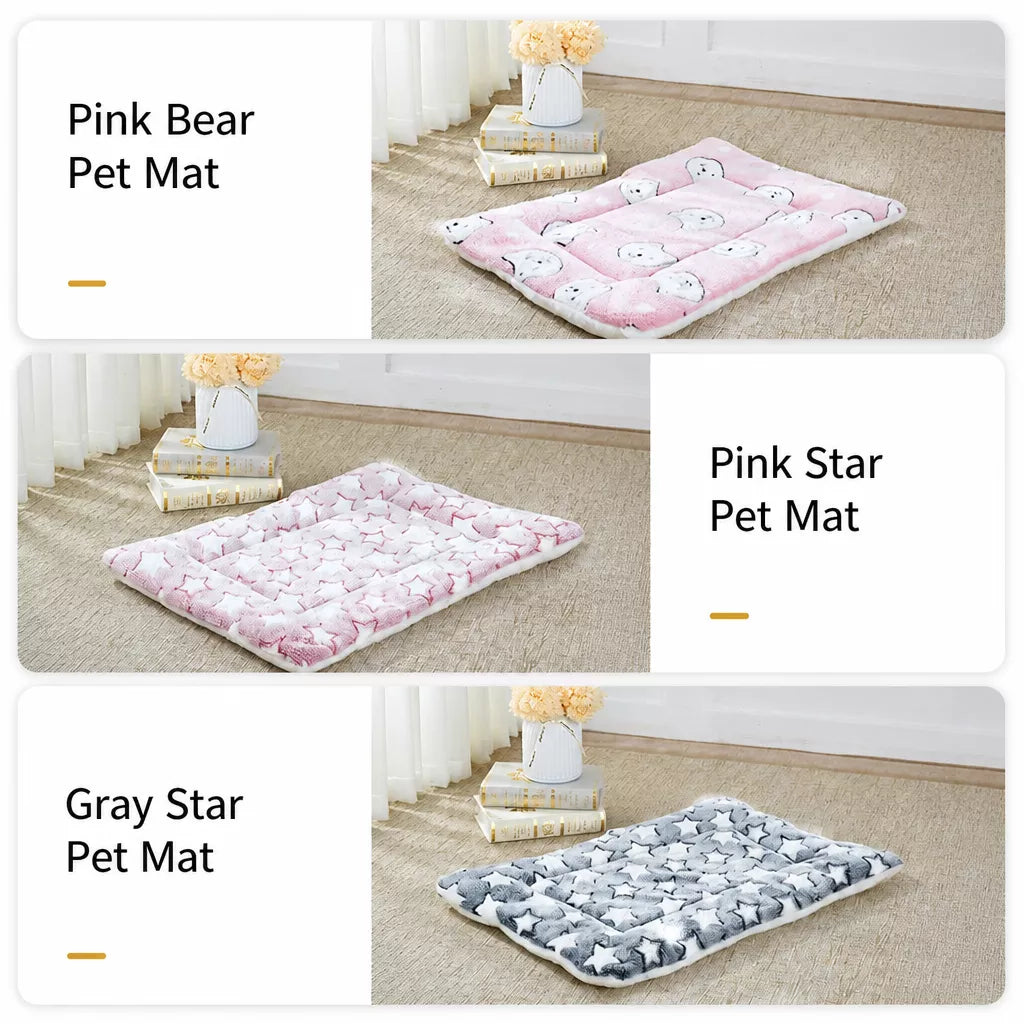 Three-Layer Pet Bed Mat for Dogs & Cats