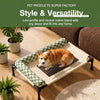 Elevated Pet Cot with Removable Bolster