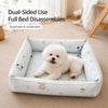 Washable Reversible Pet Bed for Small Dogs & Cats