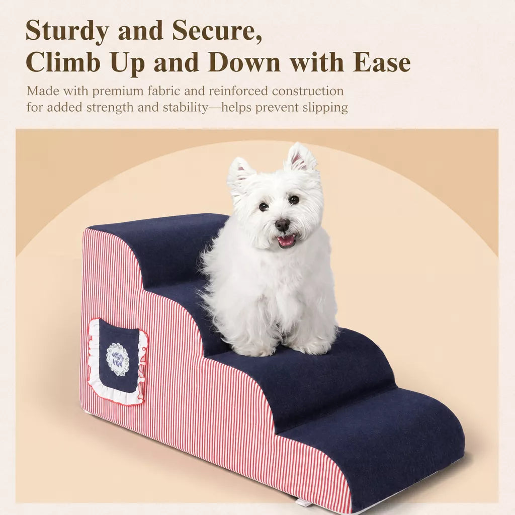 Washable Pet Stairs for Sofas & Beds