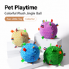 4.7-Inch Squeaky Plush Rolling Ball Toy for Dogs