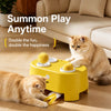 Electric Whack-a-Mole Cat Toy with Feather Teaser