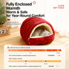 Semi-Enclosed EPE Foam Pet Bed for Cats & Dogs