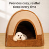 Enclosed Pet Bed House with Removable, Washable Design
