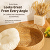 Handwoven Rattan Cat Bed for Cats & Small Dogs
