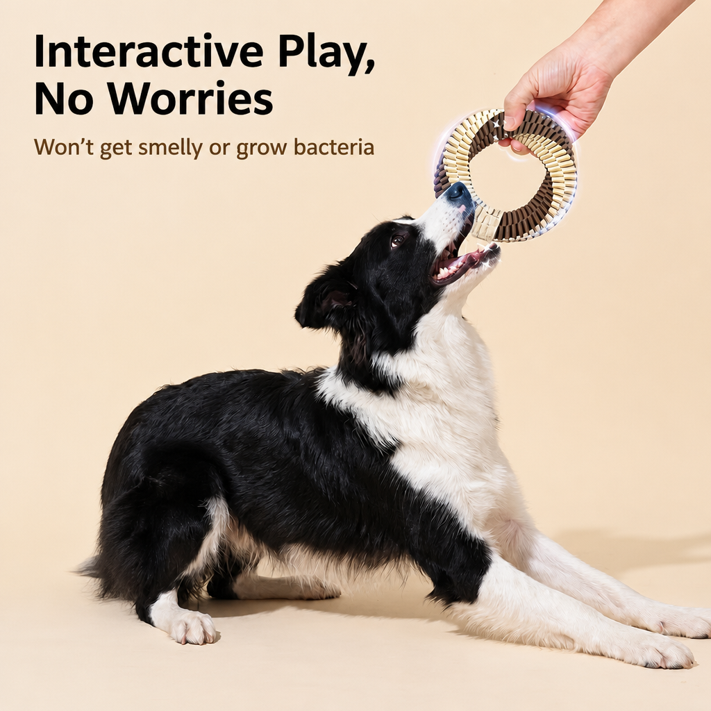 Latex Rope-Knot Tug Toy for Dogs and Cats