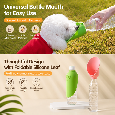 Foldable Pet Water Bowl for Walks & Travel
