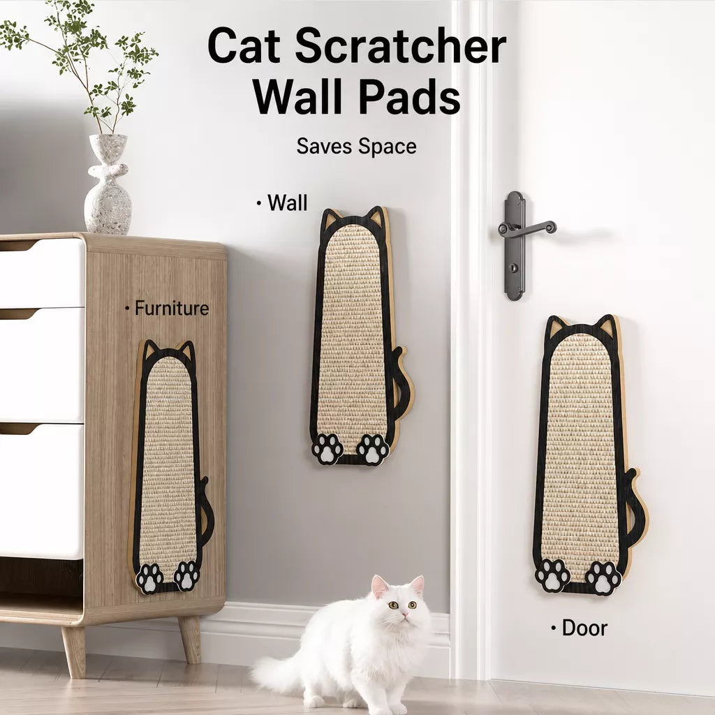 Wall-Mounted Sisal Cat Scratcher