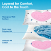 Heart-Patterned Gel Pet Mat for Dogs and Cats