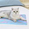 Striped Gel Pet Mat for Dogs and Cats