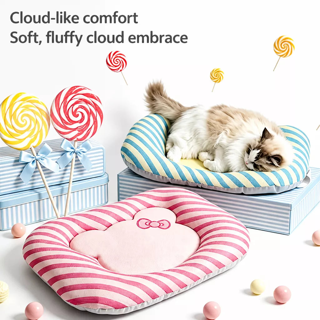 Removable Washable Pet Bed Mat for Cats & Dogs