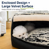 Plush Pet Tent Bed with Removable, Washable Cushion