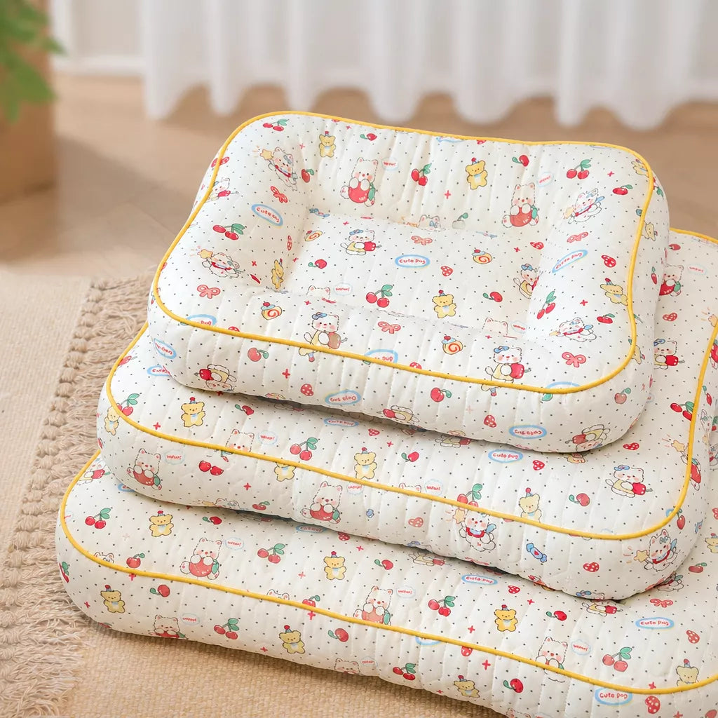 Washable Removable Small Dog Bed for Year-Round Use