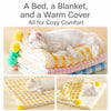 Cotton-Linen Pet Blanket & Sleeping Mat for Cats and Dogs