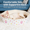 Petal-Style Corrugated Cardboard Cat Scratcher Bed
