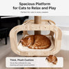 Cat Tree with Hideaway, Scratching Post and Toy