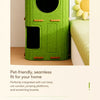 4-Tier Cat Tree with Enclosed House and Scratch Pad