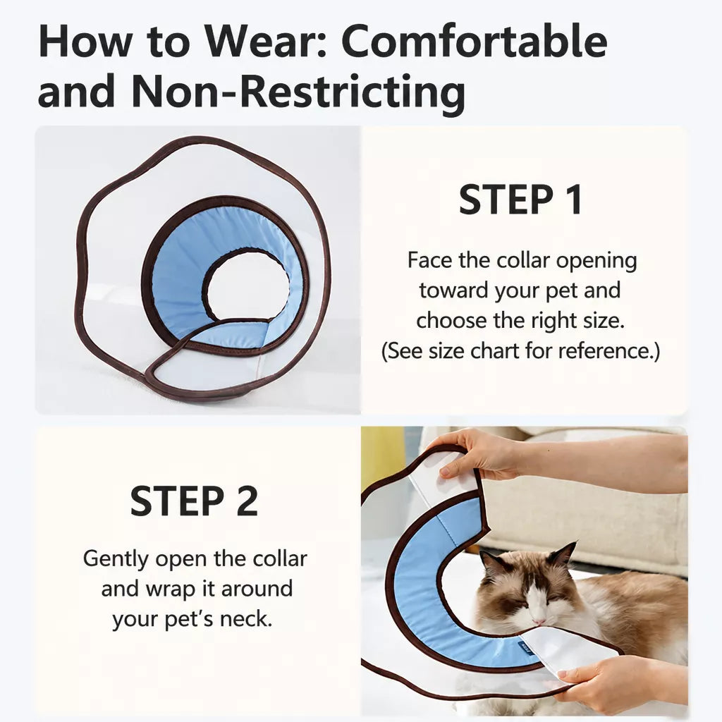 Soft Nylon Recovery Cone for Dogs