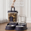 Non-Electric Pet Water Dispenser with Integrated Bowl