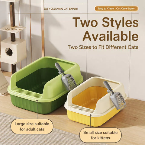 Extra-Large Semi-Enclosed Cat Litter Box p-05685