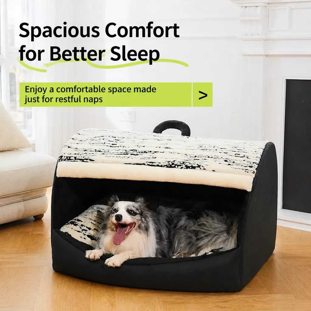 Pet Tent Bed with Removable Washable Cushion