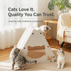 Triangular Cardboard Cat Scratcher Hideaway
