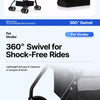 Foldable Pet Stroller with Detachable Carrier for Dogs & Cats