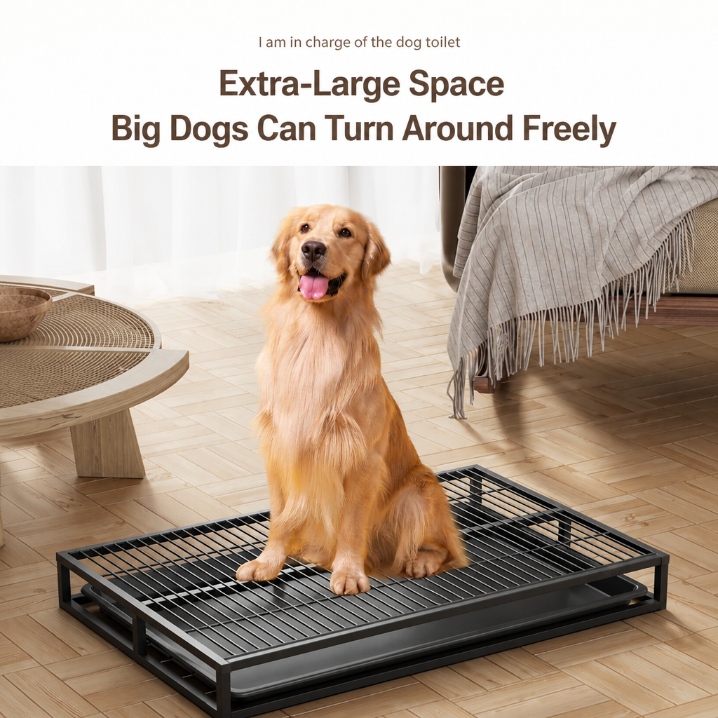 Drawer-Style Dog Potty Tray
