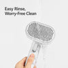 2-in-1 Dog & Cat Grooming Brush for Deshedding and Detangling