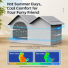 Enclosed Nylon Pet Bed for Cats and Dogs