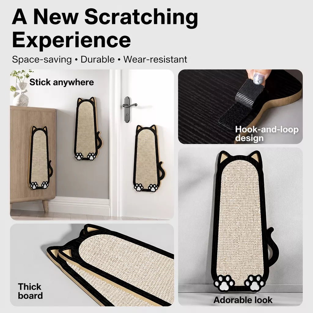 Wall-Mounted Sisal Cat Scratcher
