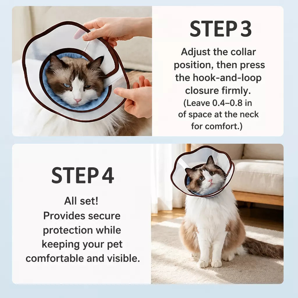 Soft Nylon Recovery Cone for Dogs