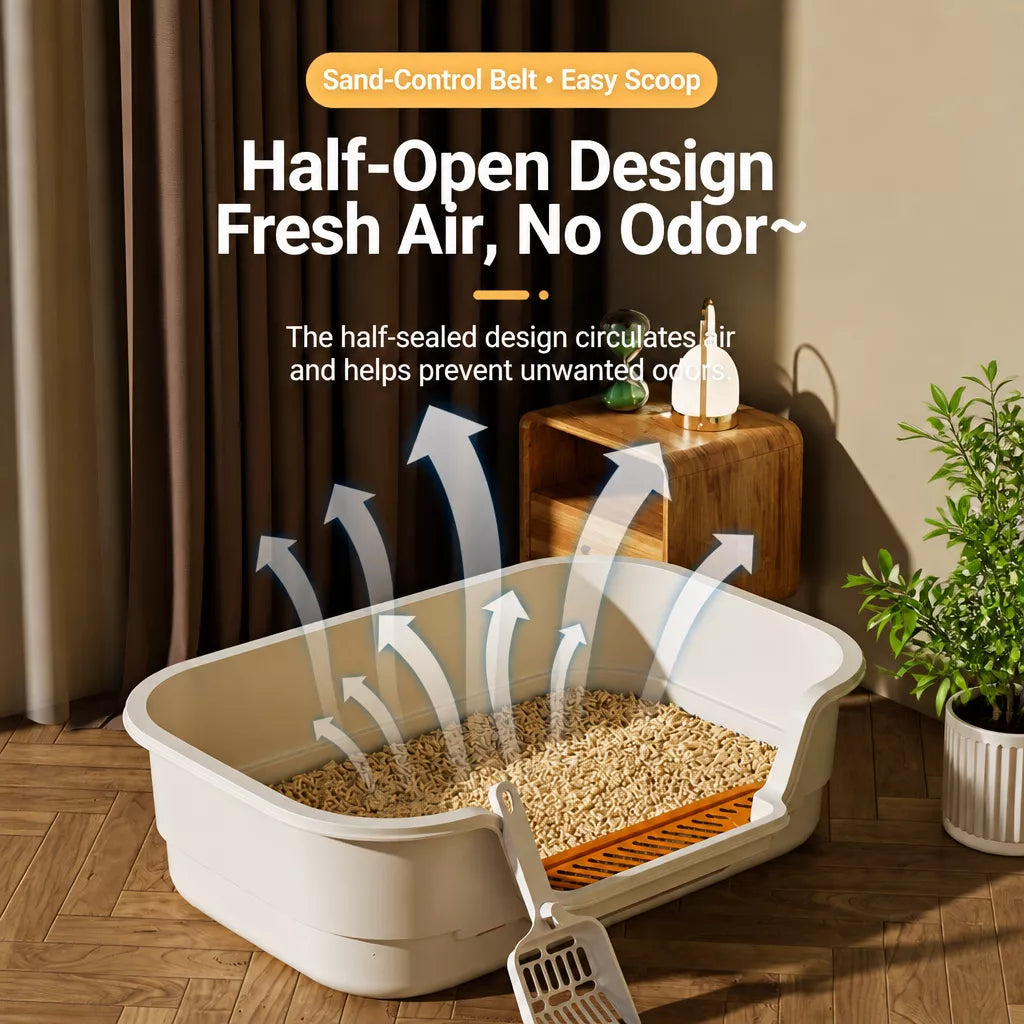 Extra-Large High-Sided Cat Litter Box p-05691