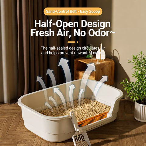 Extra-Large High-Sided Cat Litter Box p-05691
