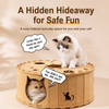 Donut Cat Scratcher Tunnel Bed