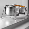 Elevated Stainless Steel Pet Bowl Stand