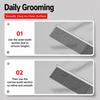 Stainless Steel Dual-Tooth Grooming Comb for Cats & Dogs