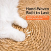 Round Cattail Grass Cat Scratcher Mat
