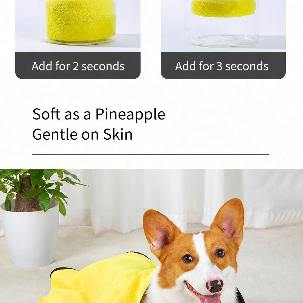 Cotton Pet Drying Towel for Dogs & Cats
