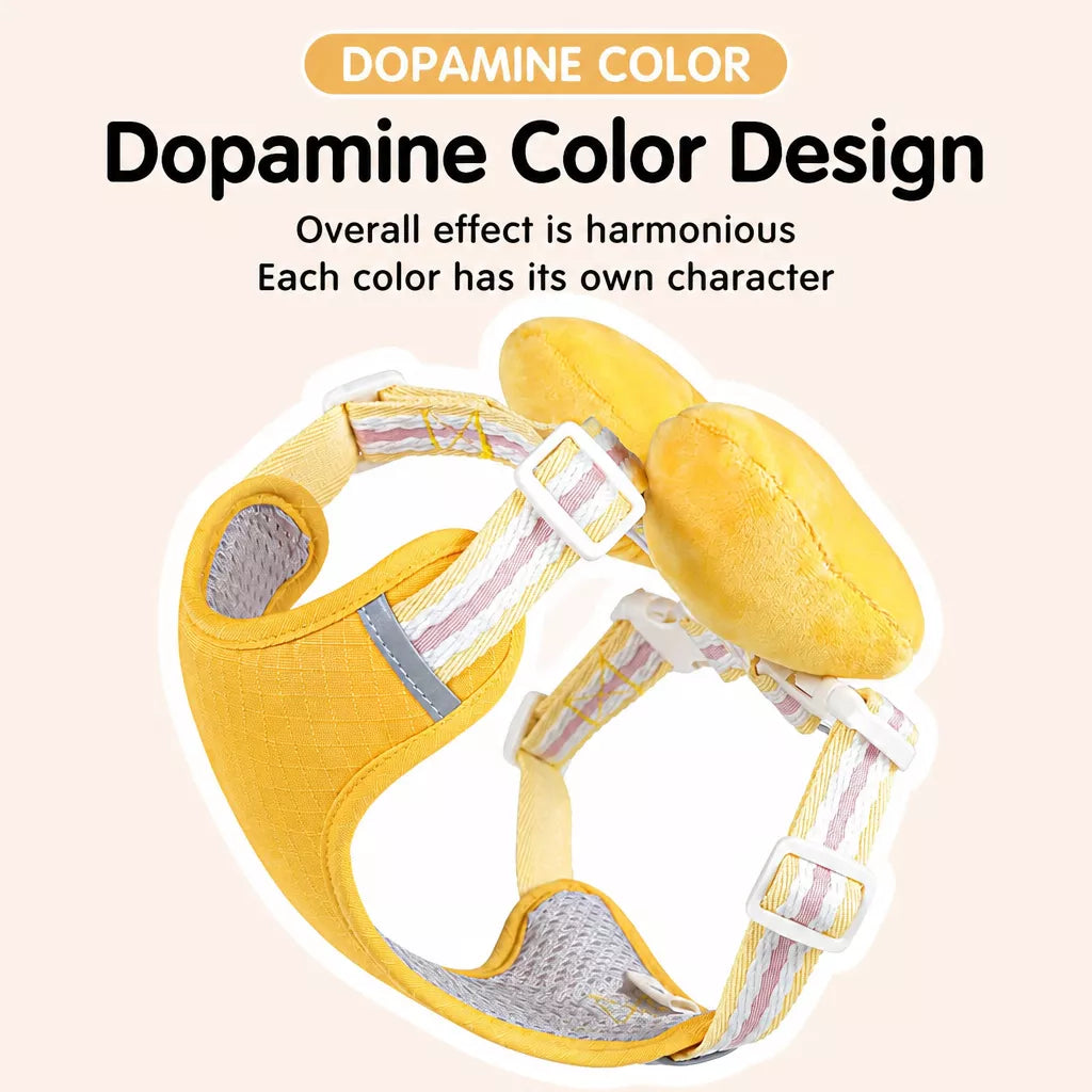 Bow Vest Harness and Leash for Small Dogs
