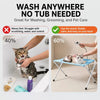 Foldable Pet Grooming Stand for Bathing and Nail Trimming