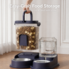 Non-Electric Pet Water Dispenser with Integrated Bowl