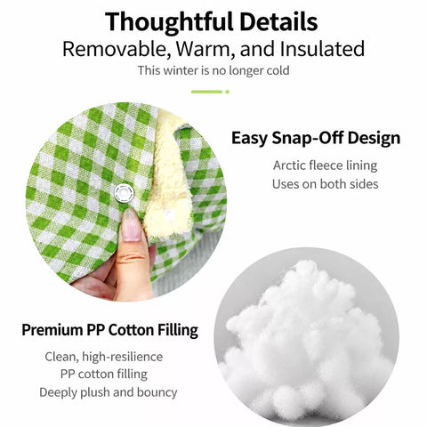 Washable Semi-Enclosed Polyester Cat & Small Dog Bed