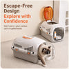 Ventilated Portable Pet Carrier for Small Dogs & Cats