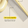 3-Piece Stainless Steel Pet Grooming Comb Set