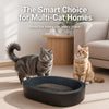 Oval Corrugated Paper Cat Scratcher Lounge