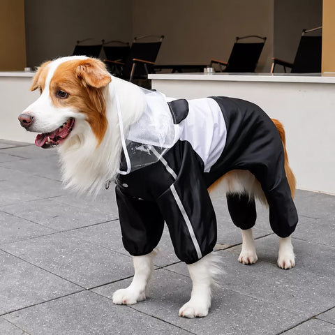 Four-Leg Waterproof Dog Raincoat