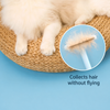 Long- and Short-Tooth Pet Rake Comb for Cats and Dogs